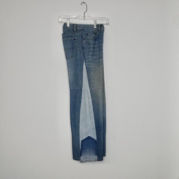 Ucycled Two-Tone Wide Leg Jeans - Size 29 - Artisan Denim - Picture 5 of 7